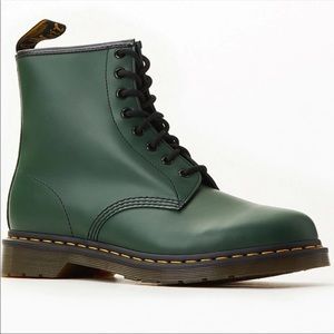 SOLD Doctor Martens 1460 Hunter Green Smooth Boots